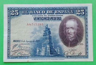 25 Pesetas 1928