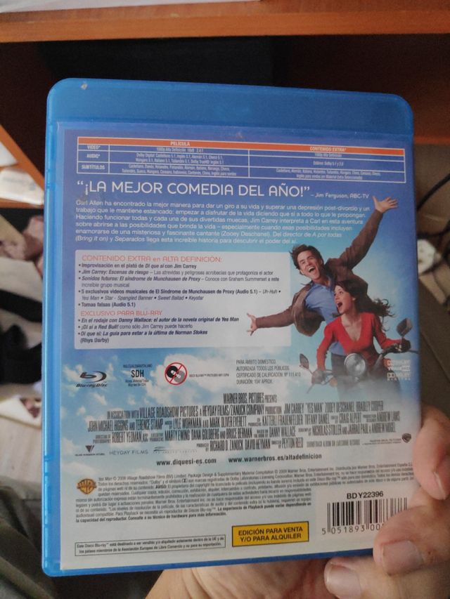 DI QUE SÍ JIM CARREY BLU RAY 