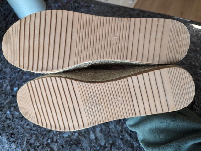 Alpargatas de esparto