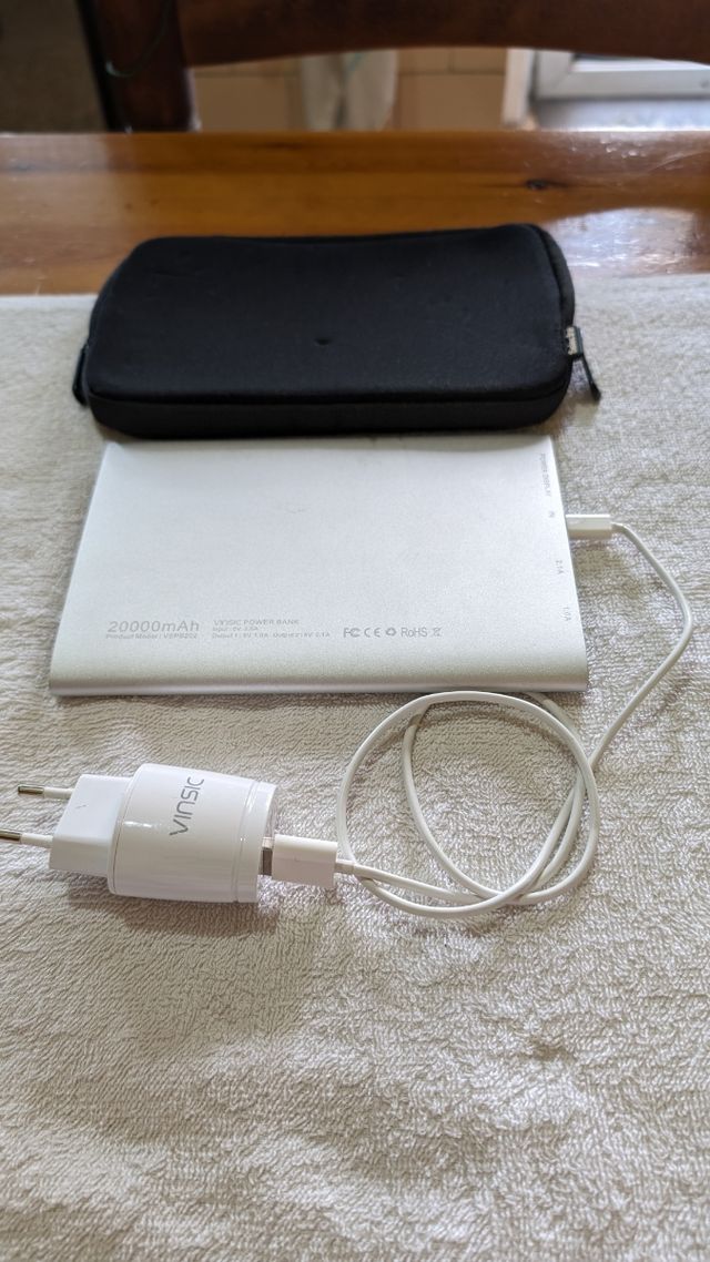 Power Bank Vinsic 20000 mAh Micro USB e type C