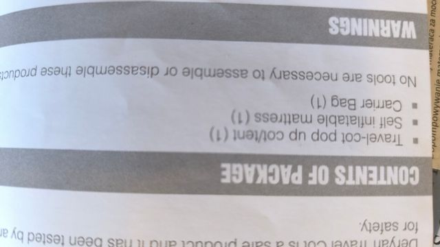 Cuna viaje super plegable