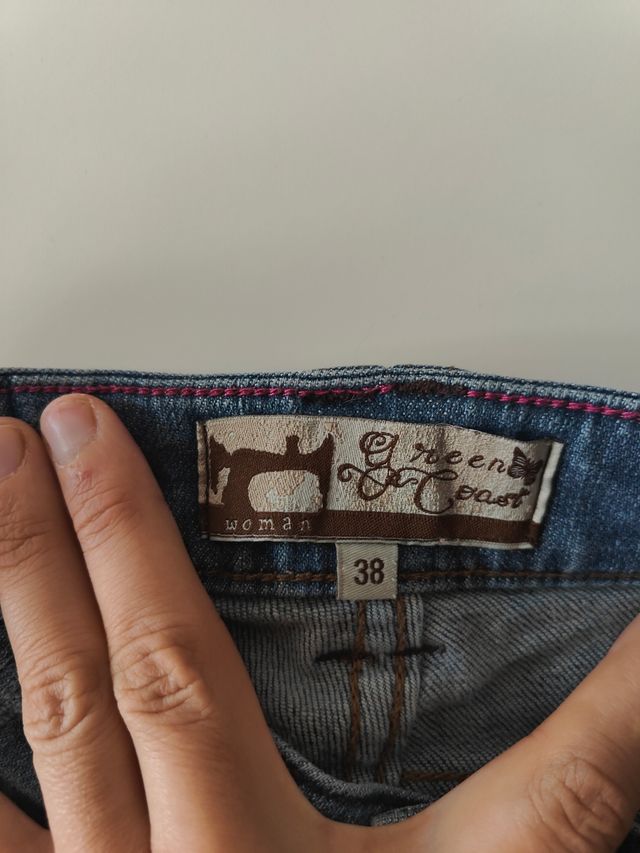 Jeans Costa verde taglia 38