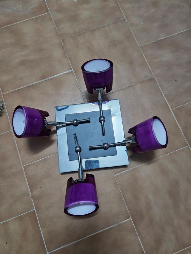 Juego lámparas alcoba