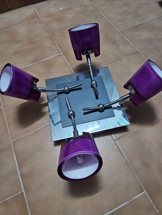 Juego lámparas alcoba