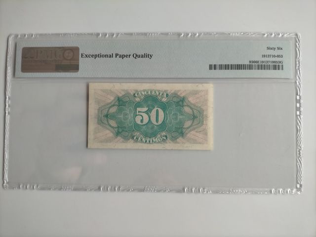 50 céntimos 1937 República PMG66EPQ