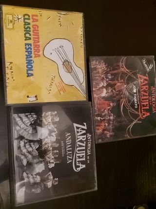 cd zarzuela guitarra clasica Española
