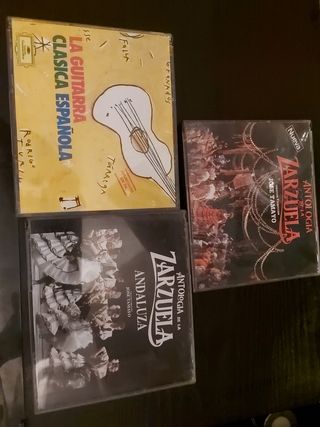 cd zarzuela guitarra clasica Española