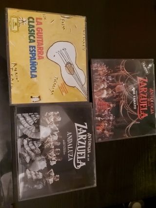 cd zarzuela guitarra clasica Española