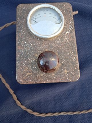 Voltimetro amperimetro antiguo radio
