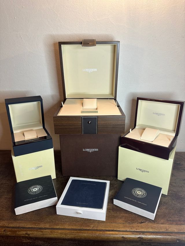 set 3 scatole Longines