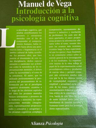 Introduccion a la psicologia cognitiva