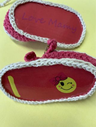 conjunto de Sandalia e fita de bebe