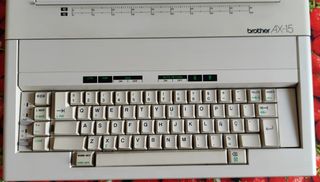 Vintage maquina de escribir eléctrica 