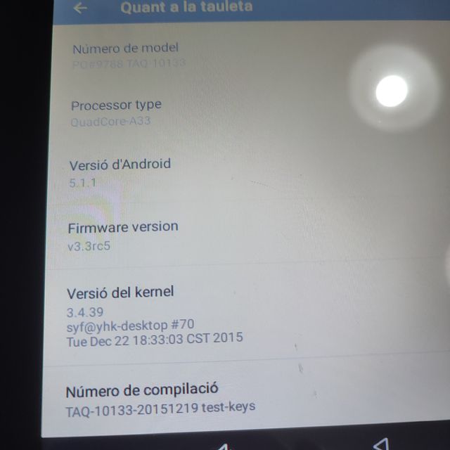 Tablet DENVER Modello: TAQ-10133