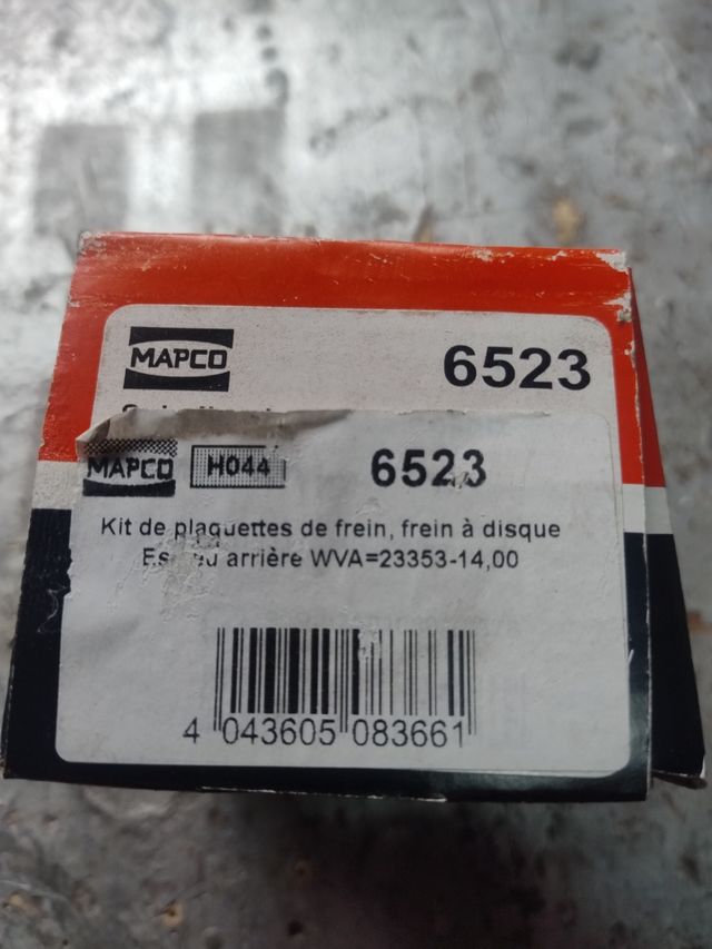 Juego de pastillas de frenos