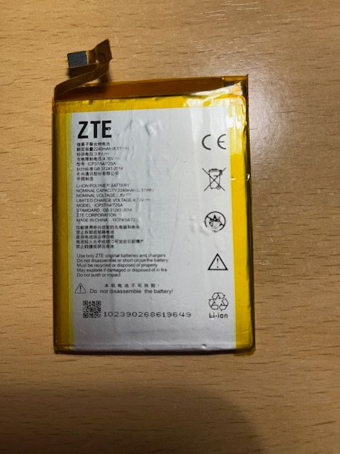 Batería para móvil ZTE Blade A310 BA310 A462 BA462