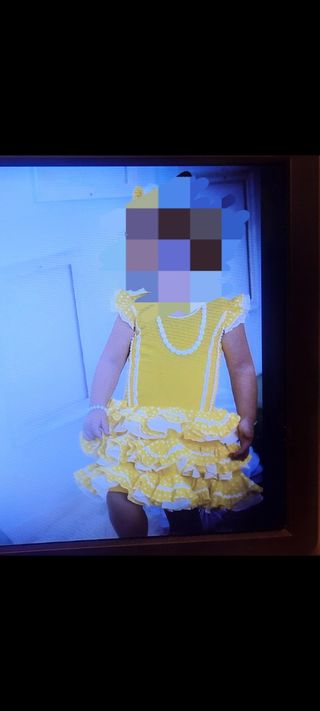 Traje flamenca niña