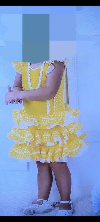 Traje flamenca niña