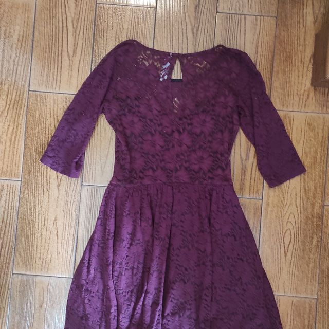 Vestido todo em renda tamanho XS preço 3
