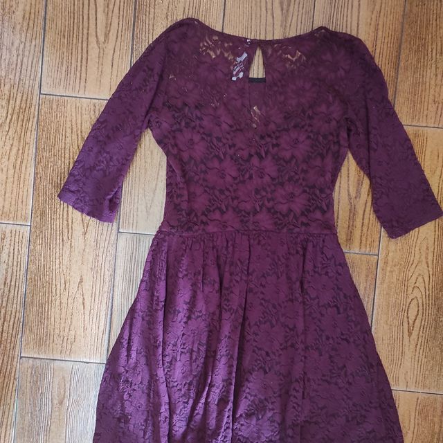 Vestido todo em renda tamanho XS preço 3