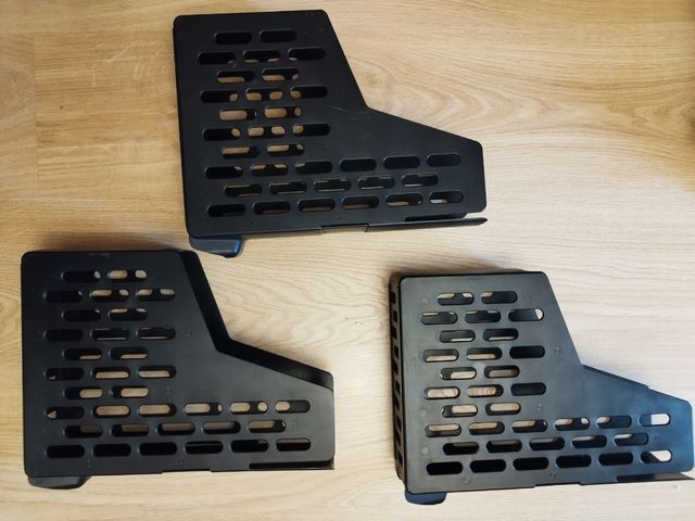 3 Archivadores de plástico