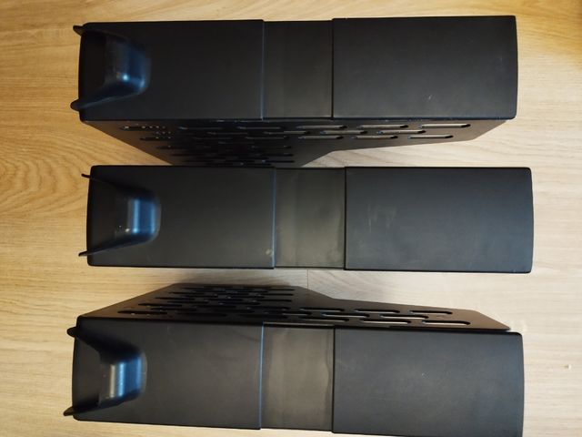 3 Archivadores de plástico