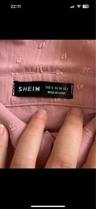 Camisa Rosa Shein A estrenar