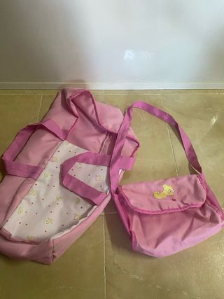 Carrito de muñecas de juguete 