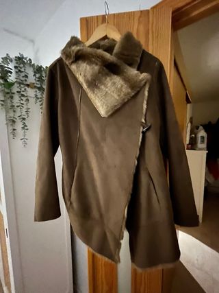 Chaqueta pelo y ante sintetico tallaL