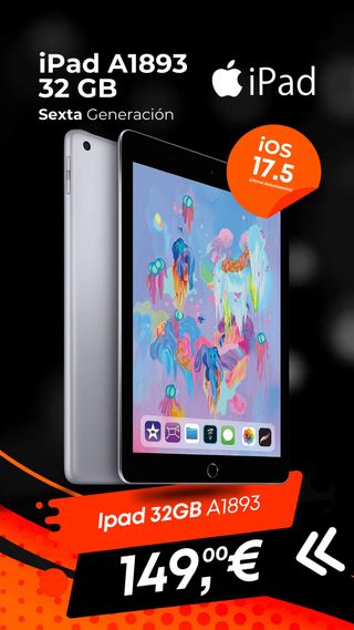 iPad 6 32gb 2018 9,7" - COMO NUEVA - Oferta