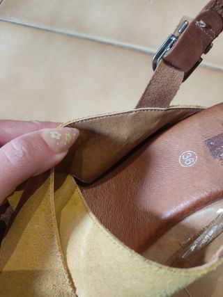 Sandalias piel Mustang 