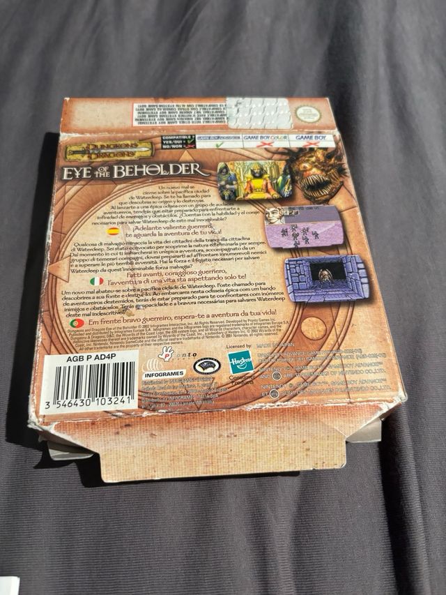 Eye of The Beholder gba nuovo