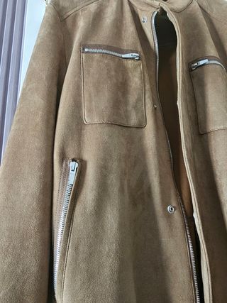 Zara Man Chaqueta Antelina Talla M