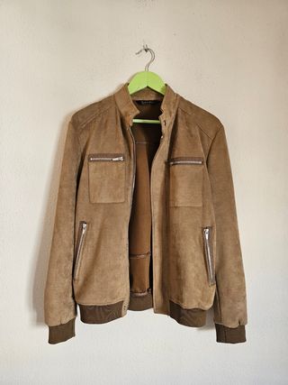 Zara Man Chaqueta Antelina Talla M