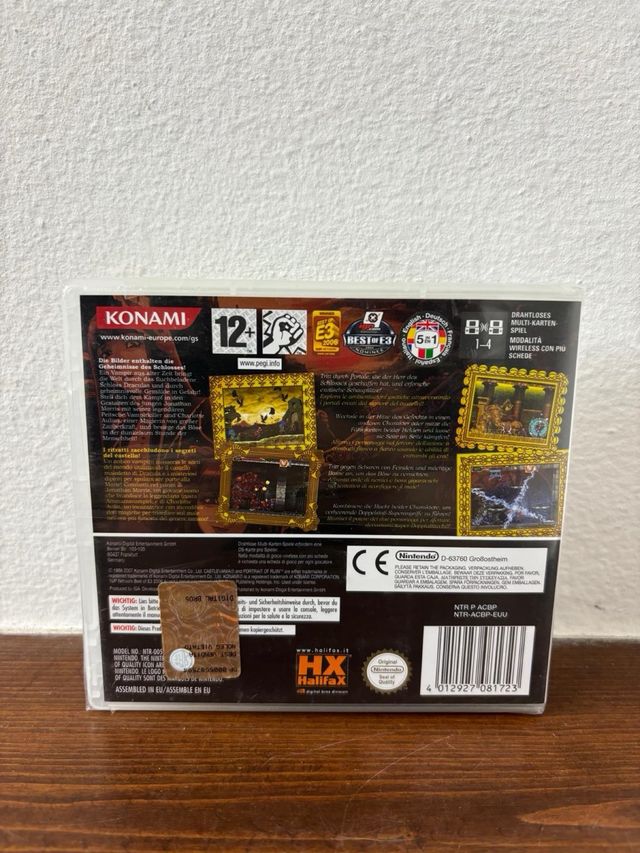 Castelvania Portrait of Ruin Nintendo Ds nuovo