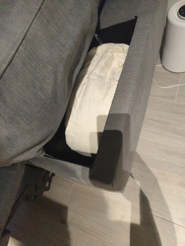 Sofá chaissel arcón deslizante con  DOS RELAX