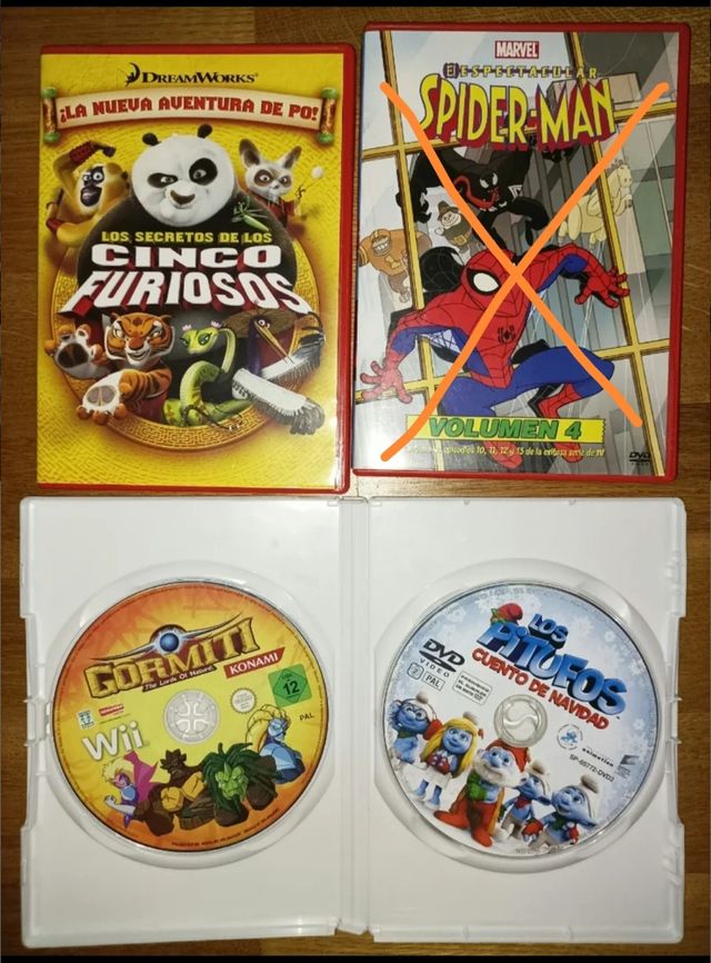 5 Dvds. Dibujos Animados. 
