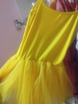 Body con falda niña gimnasia