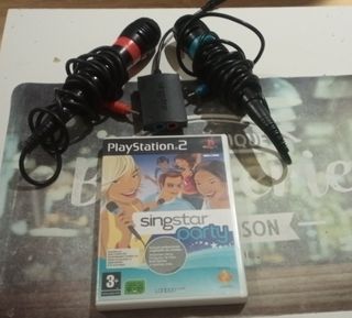 Singstar Party +2 microfonos Ps2