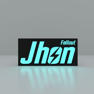 Lámpara FALLOUT personalizada