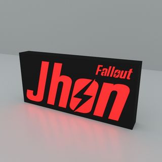 Lámpara FALLOUT personalizada