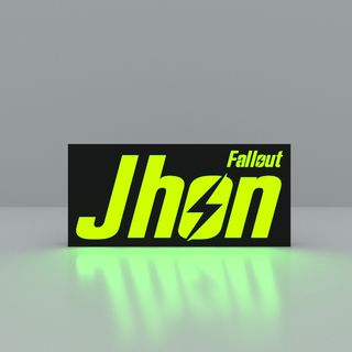 Lámpara FALLOUT personalizada