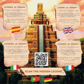 Pulsera artesana negra Leyenda de El Dorado. NUEVO