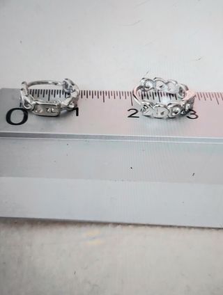 Mini pendientes aritos de corazones