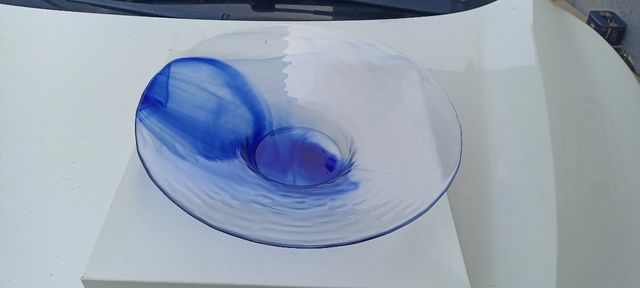 Centrotavola in vetro nuovo senza