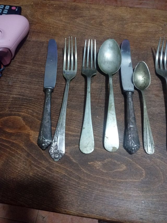 Cubiertos Alpaca antiguos