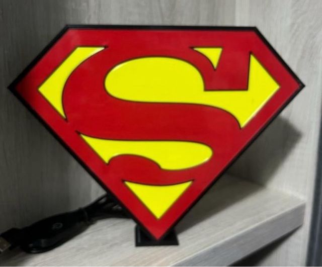 Cartel luminoso Superman