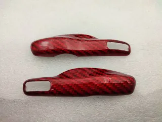 CARCASA DE CARBONO ROJA LLAVE PORSCHE