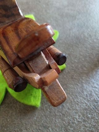  collezione due moto in legno simpatiche