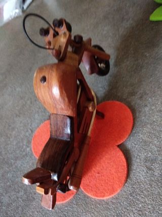  collezione due moto in legno simpatiche